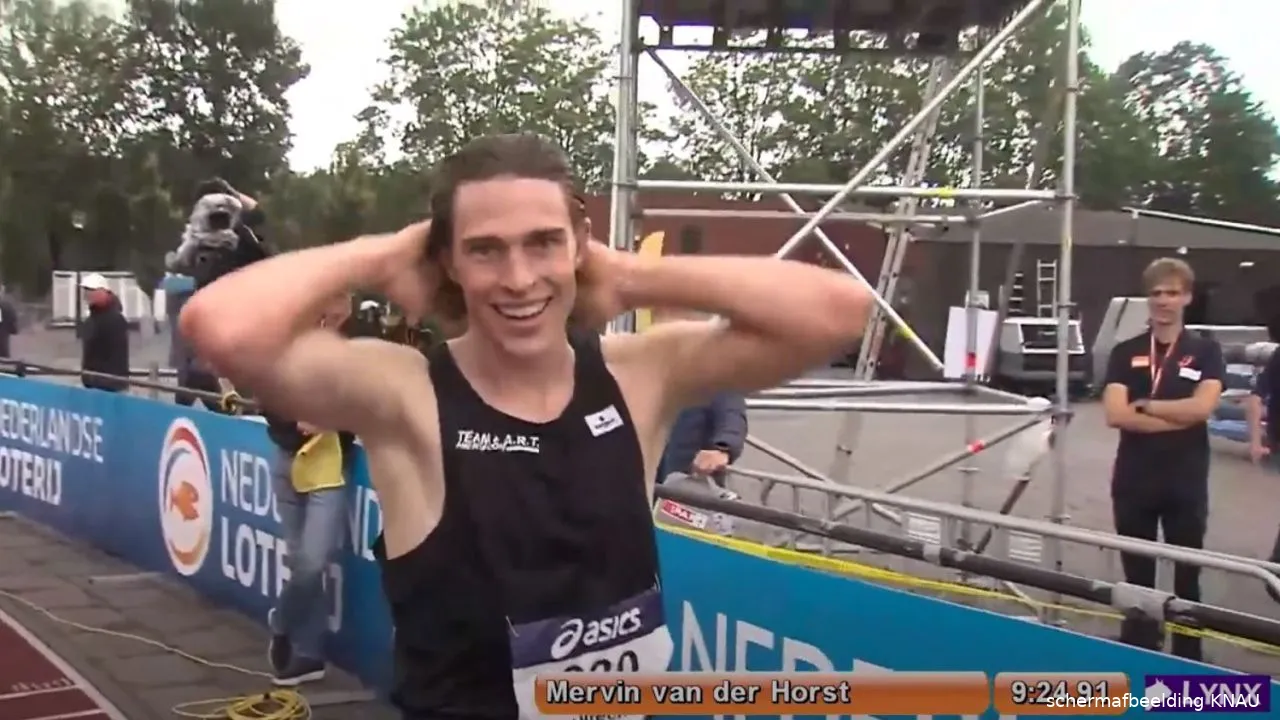 Mervin van der Horst Nederlands kampioen steeple chase